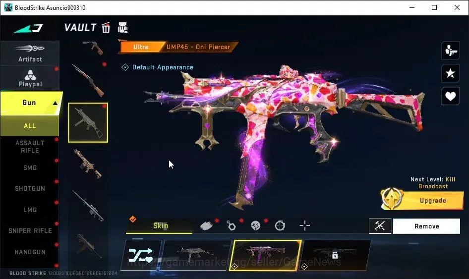 Blood Strike Accounts ASIA|4 ULTRA[HANK,VOLT,UMP45,AR97]|Collab 7DS-AK47 image 9