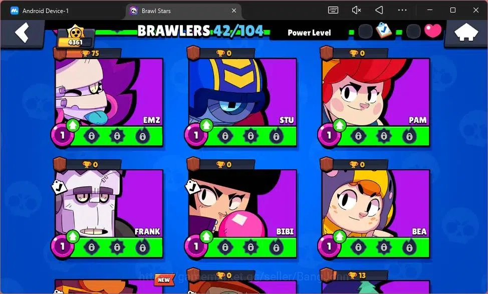 Brawl Stars Accounts Global |4361 Trophy|42 Brawler|5 Max Hypercharge|S image 9
