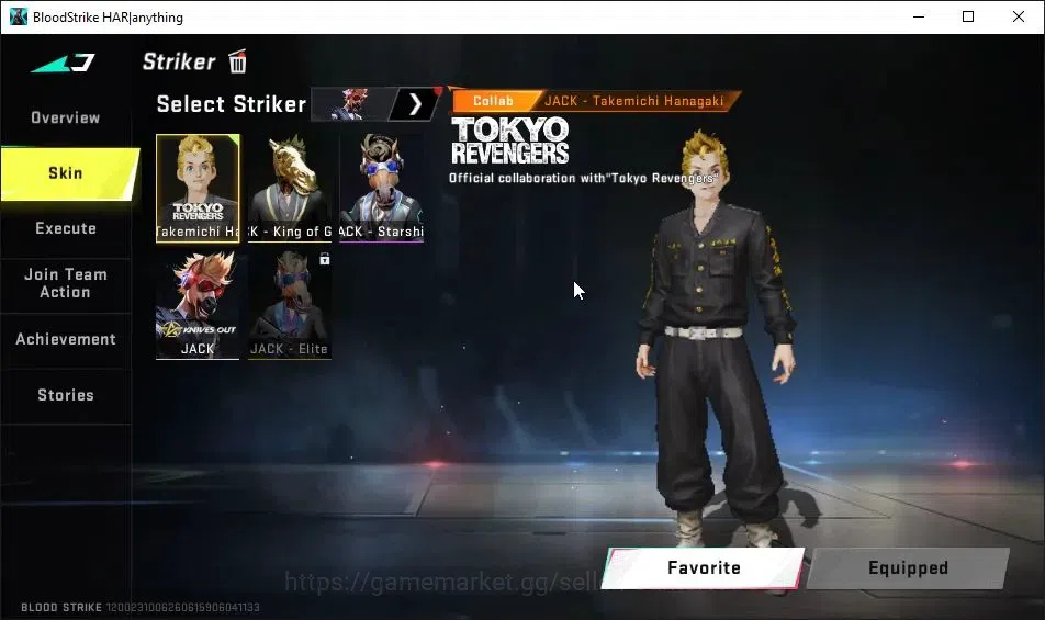 Blood Strike Accounts ASIA|ETERNAL DEagle|Collab TokRev[MCX,FN2000]|Mele image 7