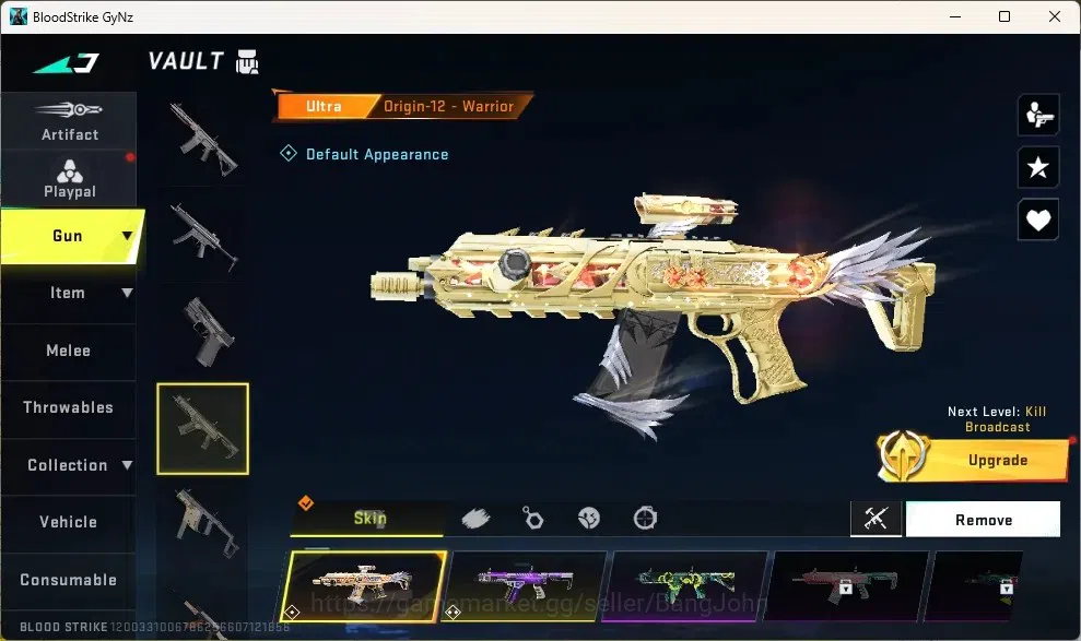 Blood Strike Accounts Collab Skin ASIA |Eternal Gun:Desert Eagle|Collab Guns:2TR,2 7DS|Collab Striker Bleach Ichigo|1Ultra 3