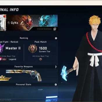 Blood Strike Accounts Collab Skin ASIA |Eternal Gun:Desert Eagle|Collab Guns:2TR,2 7DS|Collab Striker Bleach Ichigo|1Ultra