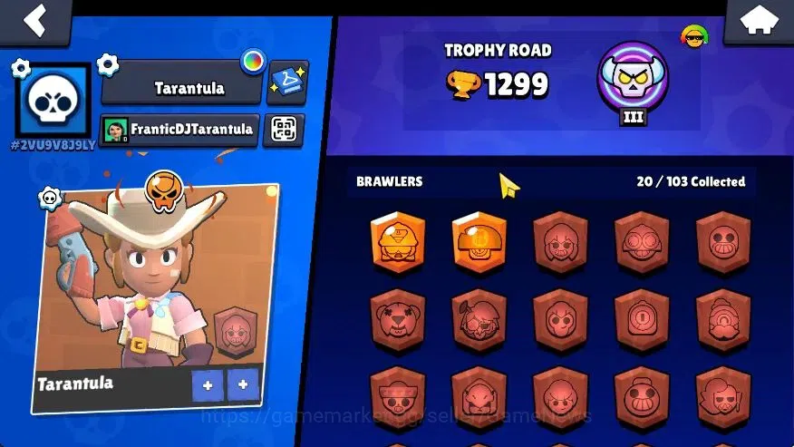 Brawl Stars Accounts 1299 Trophy|20 Brawlers 2 Max Lvl (Full Bufies Edg image 15