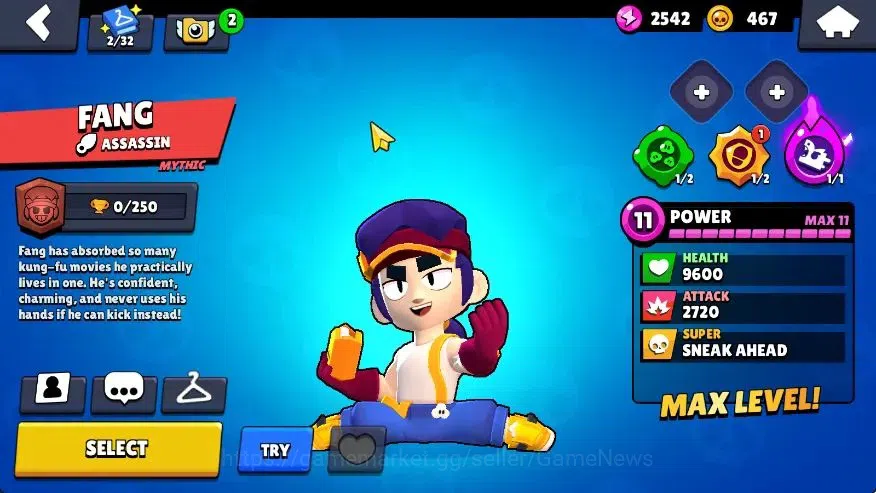Brawl Stars Accounts 1299 Trophy|20 Brawlers 2 Max Lvl (Full Bufies Edg image 18