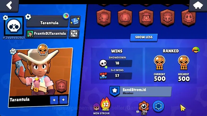 Brawl Stars Accounts 1299 Trophy|20 Brawlers 2 Max Lvl (Full Bufies Edg image 4