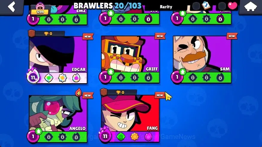 Brawl Stars Accounts 1299 Trophy|20 Brawlers 2 Max Lvl (Full Bufies Edg image 6
