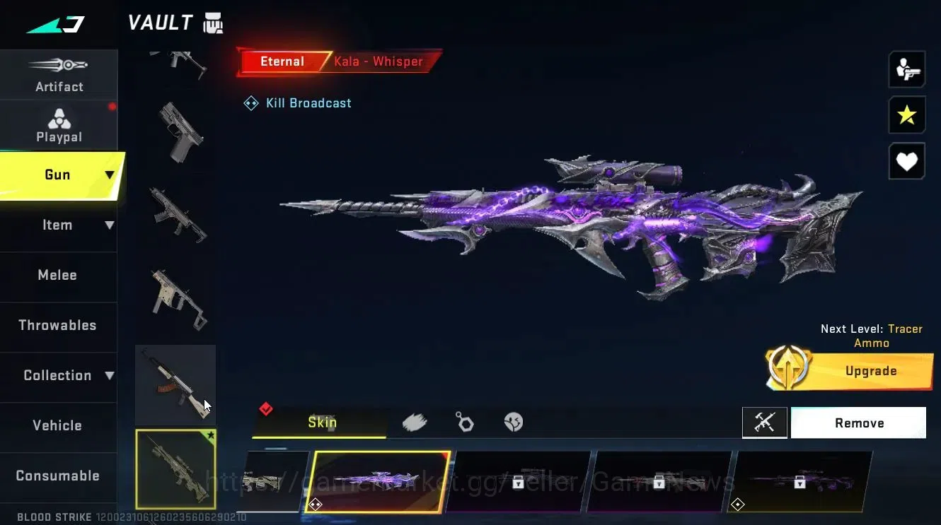 Blood Strike Accounts ASIA|2 ETERNAL [Kala-Whisper Lv3, AUG-Empyrean Lv3 image 5
