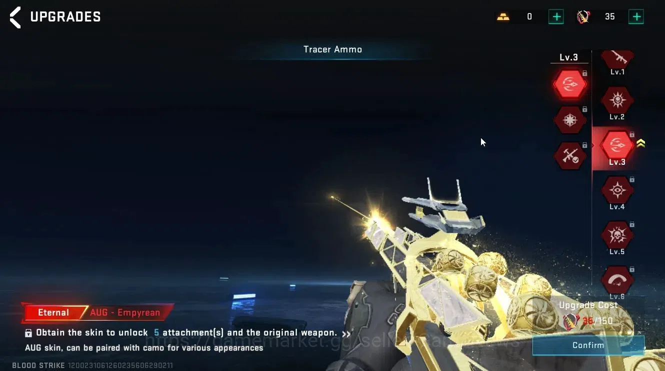 Blood Strike Accounts ASIA|2 ETERNAL [Kala-Whisper Lv3, AUG-Empyrean Lv3 image 8