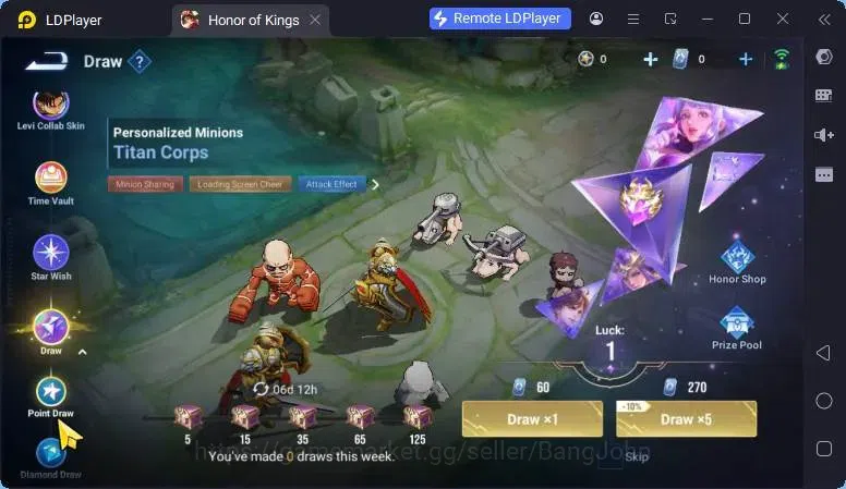 Honor of Kings Accounts Global Starter Hero41 Skin14 | Epic Mozi,Arthur,Ga image 7