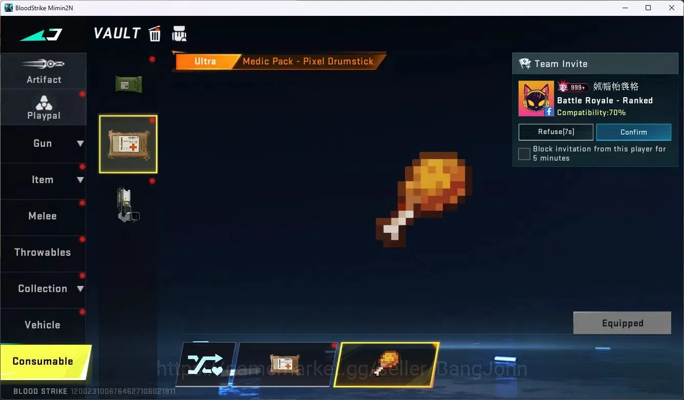 Blood Strike Accounts ASIA |1 ETERNAL Guns |2 Collab Strikers|1 ETERNAL image 10