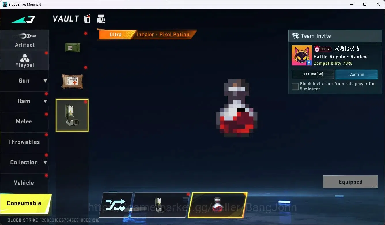 Blood Strike Accounts ASIA |1 ETERNAL Guns |2 Collab Strikers|1 ETERNAL image 11