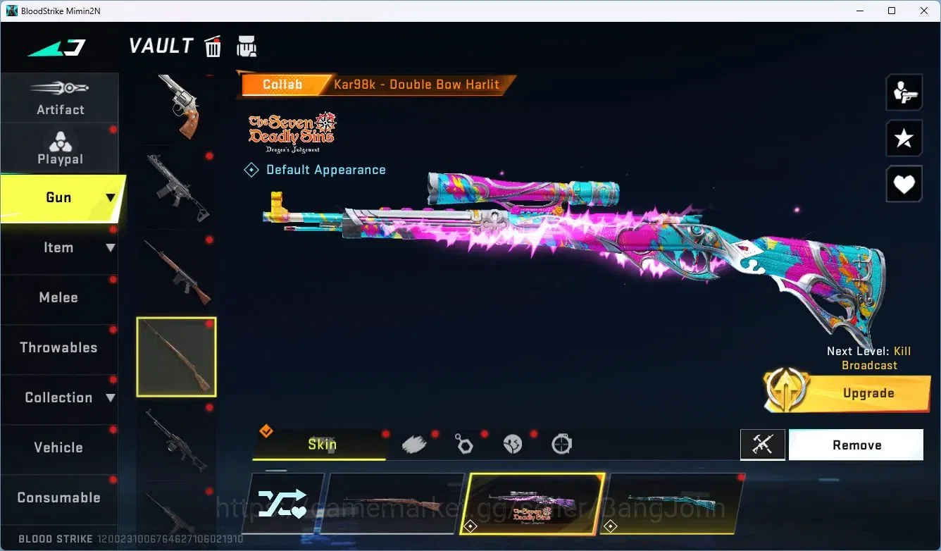 Blood Strike Accounts ASIA |1 ETERNAL Guns |2 Collab Strikers|1 ETERNAL image 4