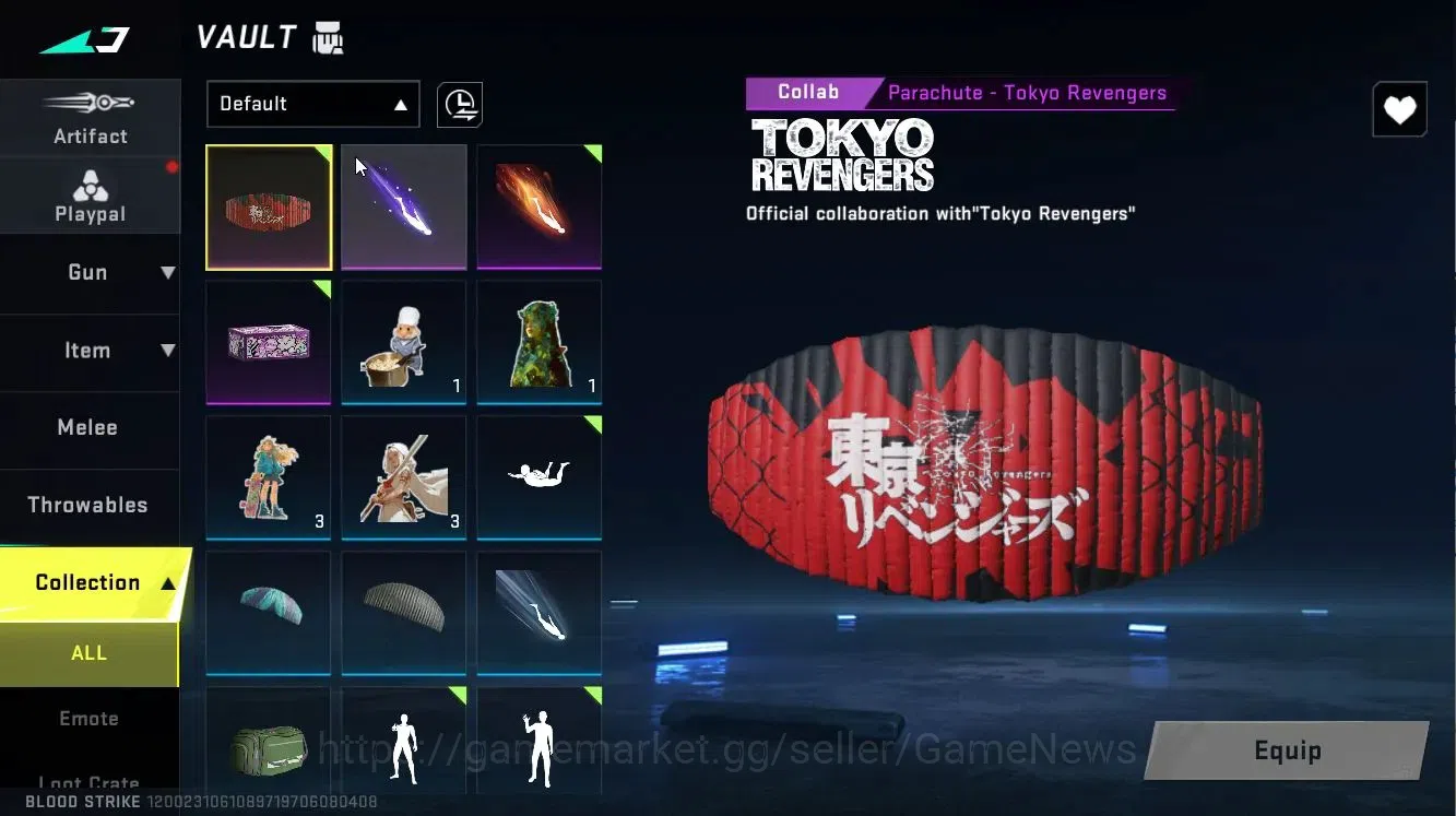 Blood Strike Accounts ASIA|Collab TOKREV[JACK-Takemichi]|Legendary [Seda image 15