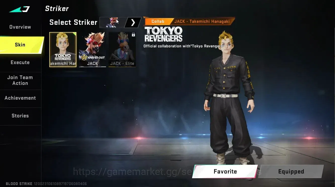 Blood Strike Accounts ASIA|Collab TOKREV[JACK-Takemichi]|Legendary [Seda image 4