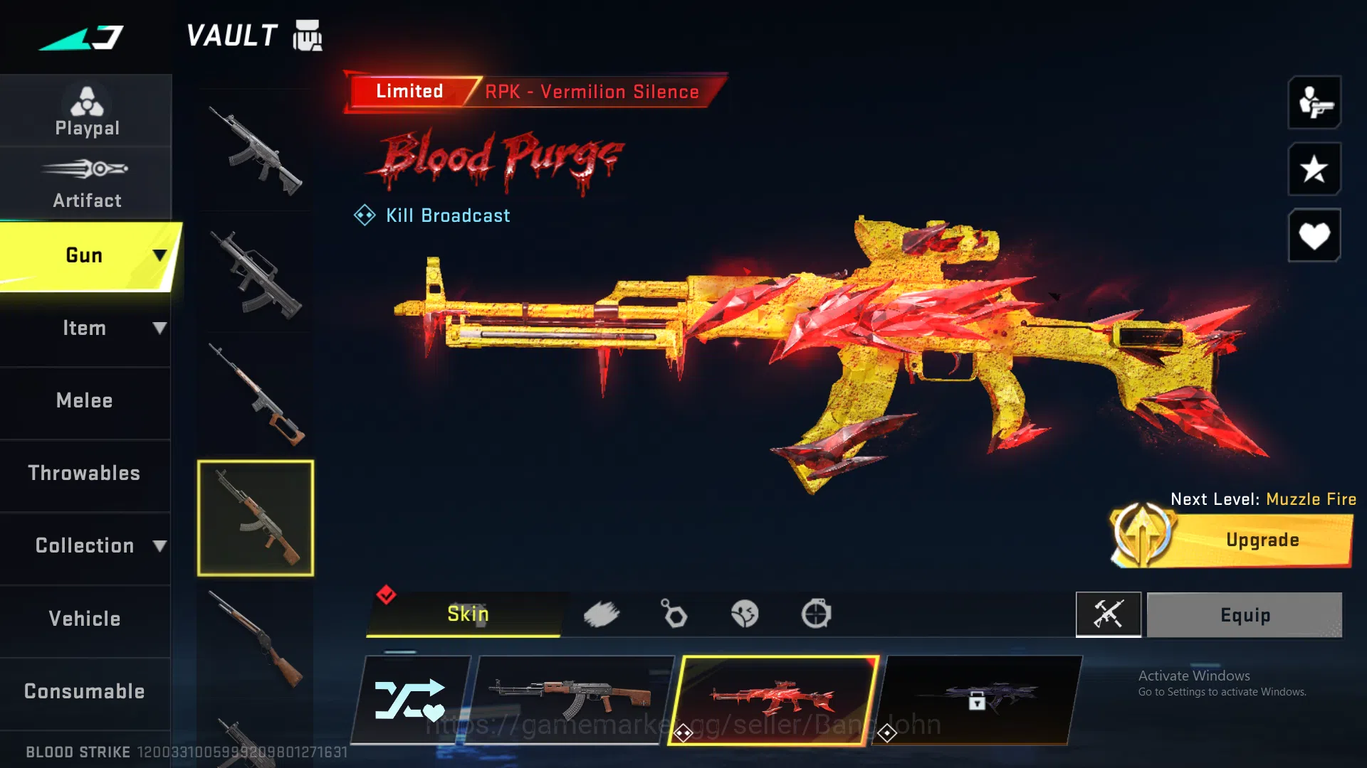 Blood Strike Accounts ASIA|Eternal Vector (Lv 3) | Eternal QBZ (Lv 2) | image 10