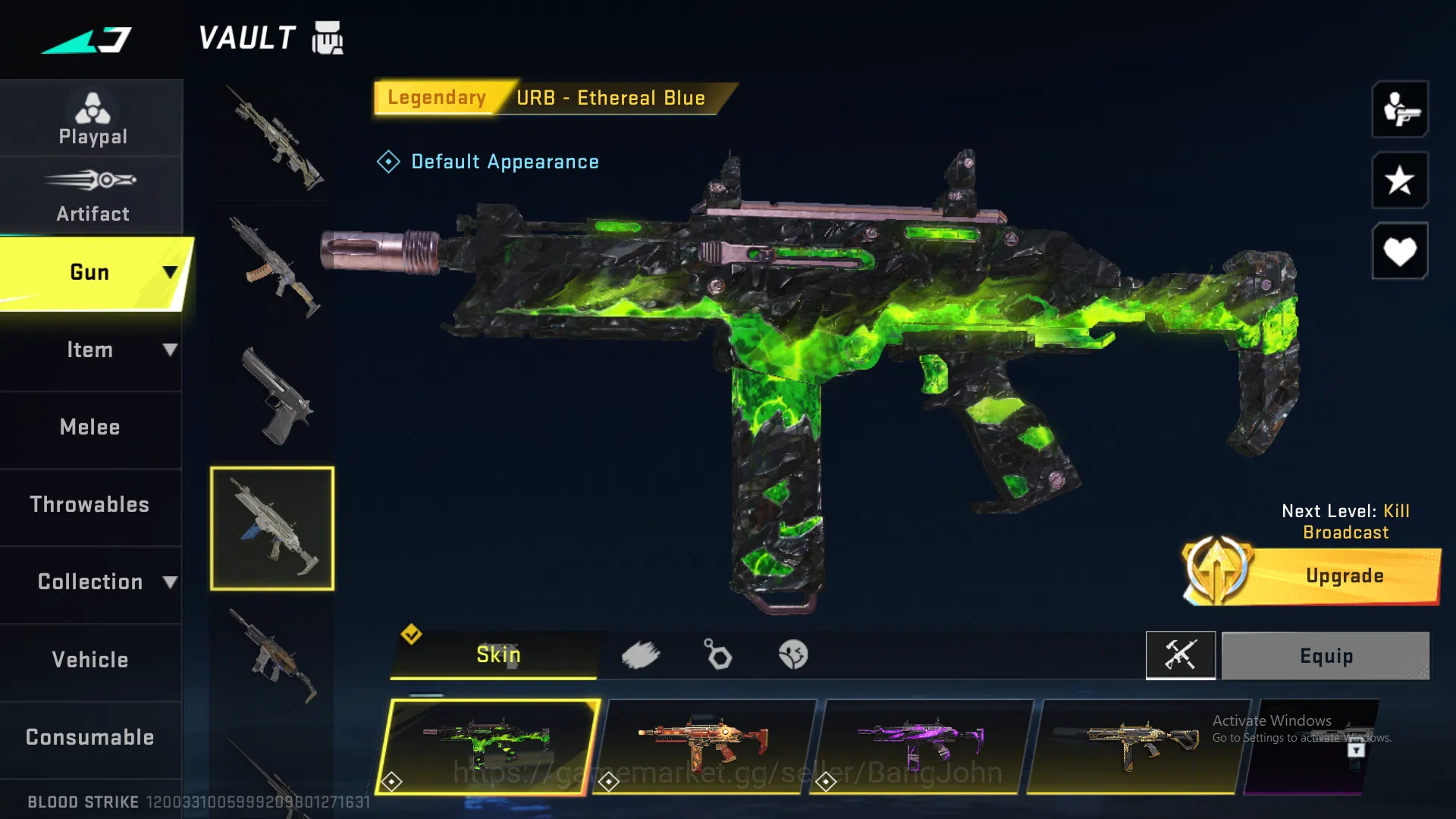 Blood Strike Accounts ASIA|Eternal Vector (Lv 3) | Eternal QBZ (Lv 2) | image 6