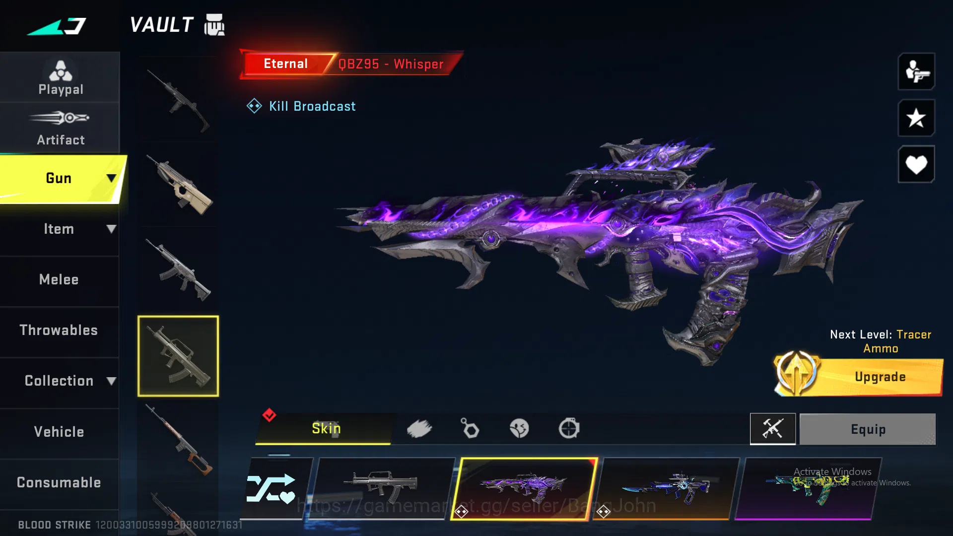 Blood Strike Accounts ASIA|Eternal Vector (Lv 3) | Eternal QBZ (Lv 2) | image 9