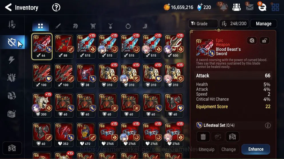 Epic Seven Accounts GLOBAL Unverif|New Era|8 ML(Salome,Solitaria otS,L image 11