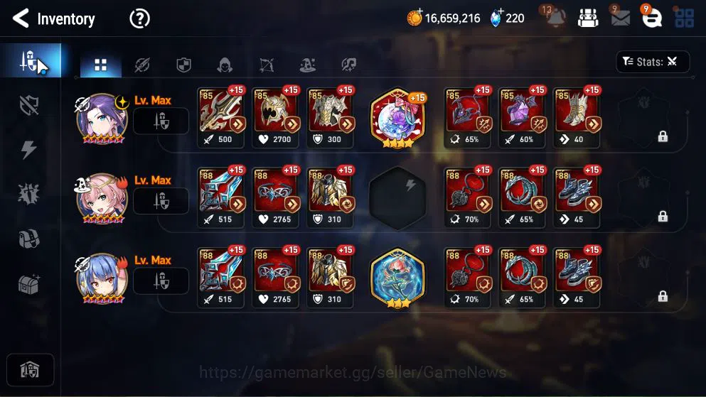 Epic Seven Accounts GLOBAL Unverif|New Era|8 ML(Salome,Solitaria otS,L image 12
