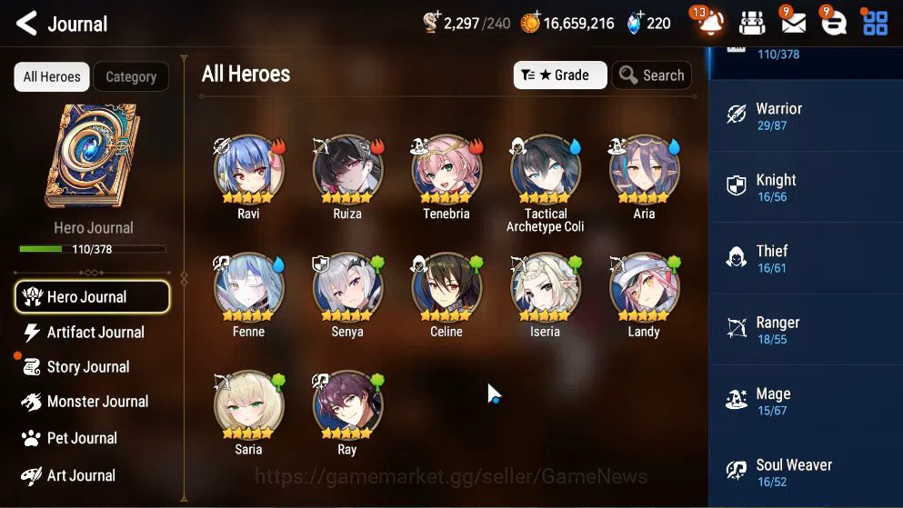 Epic Seven Accounts GLOBAL Unverif|New Era|8 ML(Salome,Solitaria otS,L image 14