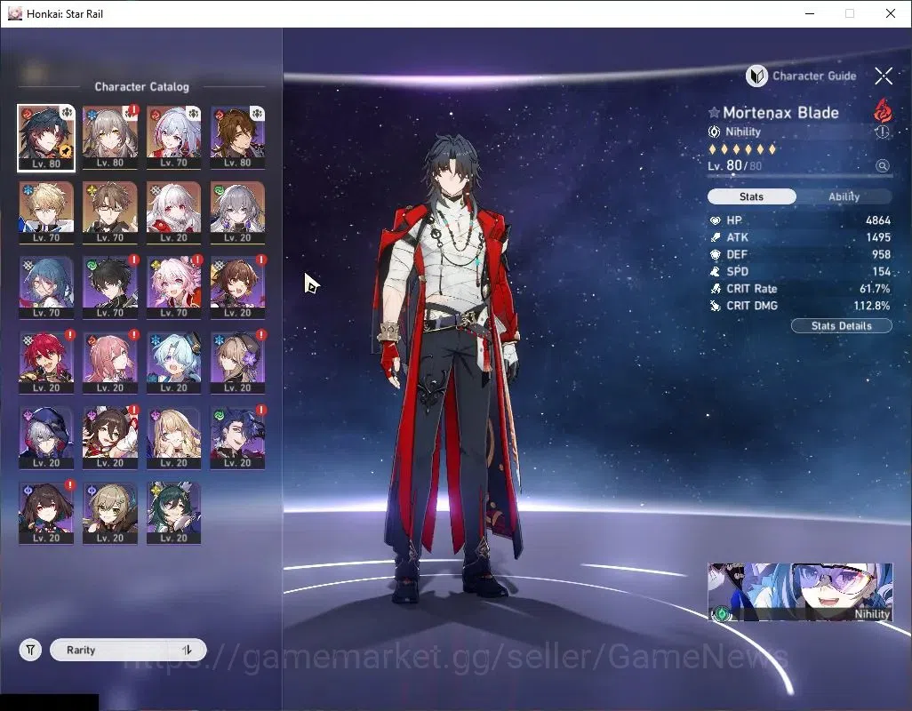 Honkai Star Rail Accounts Asia|TL 64|2 Limited| Mortenax Blade E6,Topaz & Nu image 4