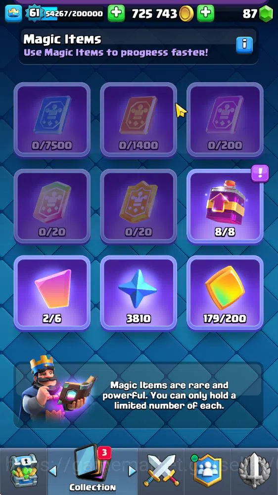 Clash Royale Accounts Lv 61|Trophy 10871|KTL 15|Limit Skin|Total Card 12 image 6