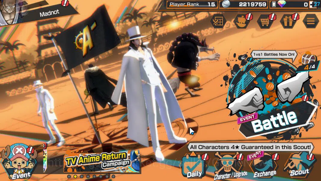 One Piece Bounty Rush Accounts Starter Global|7 EX|T5E ST.Ethanbaron V.Nusjuro,TFE.Luffy,FESabo,BPKuzan,DK Oden,KP Gold D