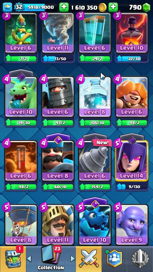 Clash Royale Accounts Lv 32|Trophy 6297|KTL 11|Limited Skin|Card 117|2 H image 10