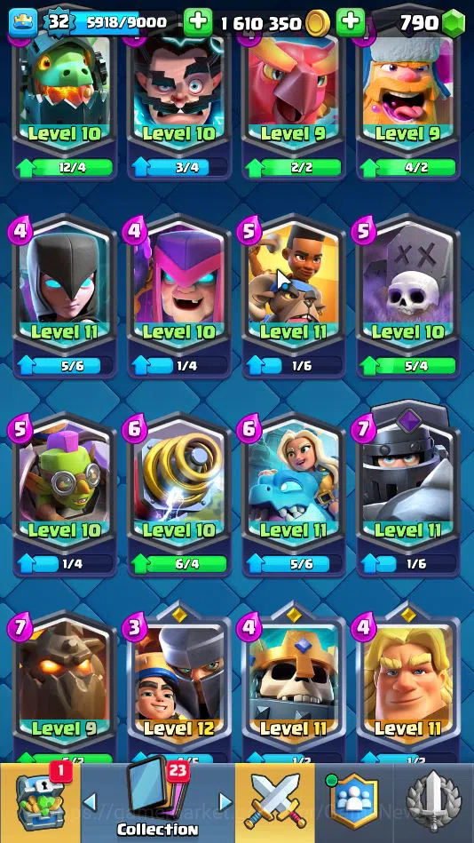 Clash Royale Accounts Lv 32|Trophy 6297|KTL 11|Limited Skin|Card 117|2 H image 12