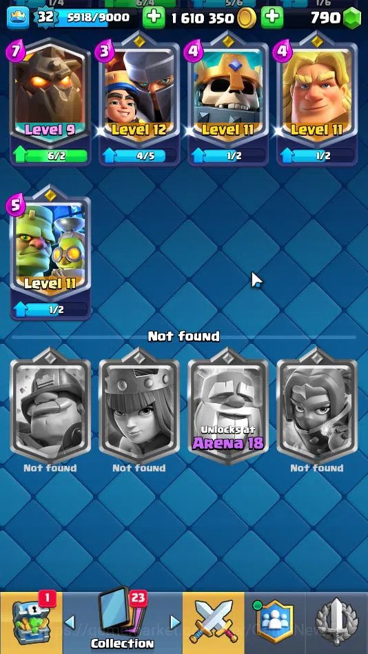 Clash Royale Accounts Lv 32|Trophy 6297|KTL 11|Limited Skin|Card 117|2 H image 13