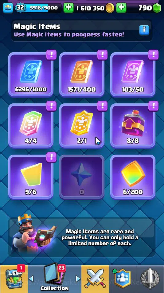 Clash Royale Accounts Lv 32|Trophy 6297|KTL 11|Limited Skin|Card 117|2 H image 14