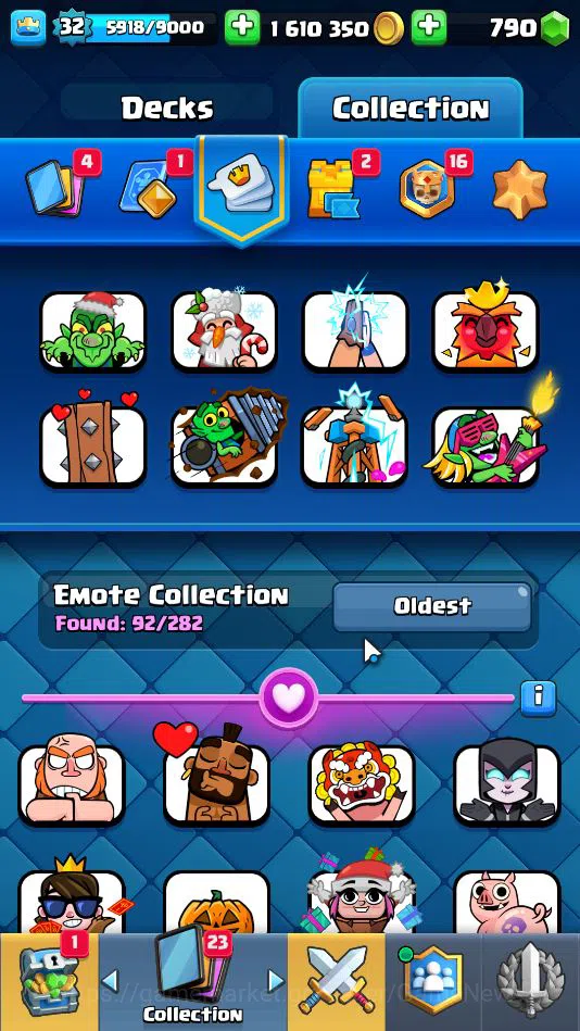 Clash Royale Accounts Lv 32|Trophy 6297|KTL 11|Limited Skin|Card 117|2 H image 15