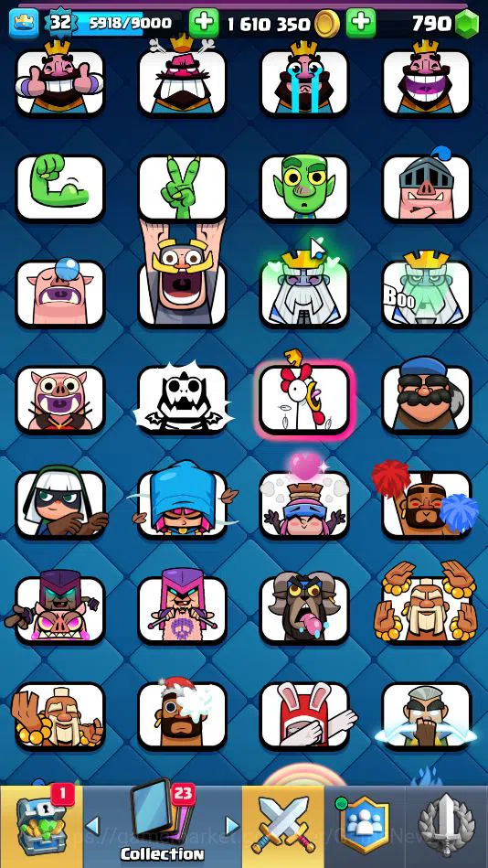 Clash Royale Accounts Lv 32|Trophy 6297|KTL 11|Limited Skin|Card 117|2 H image 16