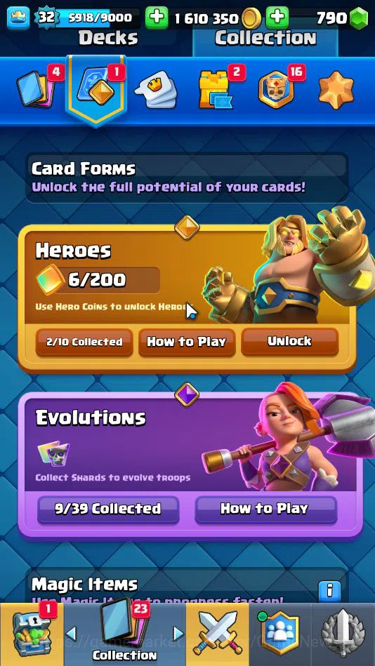 Clash Royale Accounts Lv 32|Trophy 6297|KTL 11|Limited Skin|Card 117|2 H image 5