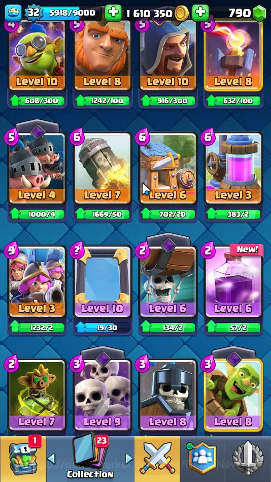 Clash Royale Accounts Lv 32|Trophy 6297|KTL 11|Limited Skin|Card 117|2 H image 9