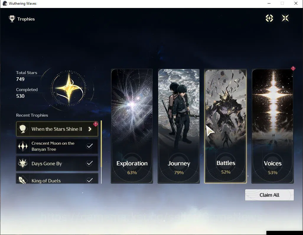Wuthering Waves Accounts Starter NA|UL 46|3 Limited| [Aemeath,Changli]+Sign,Lupa |DB Lv30|Female MC|Log Kuro|Check SS 4