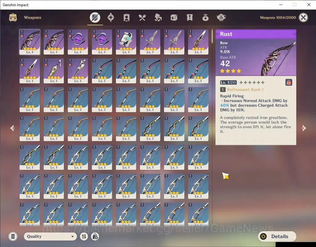 Genshin Impact Accounts Asia|AR 39|1 Limited + 2 (*5Standard)|Nefer|Keqing image 3
