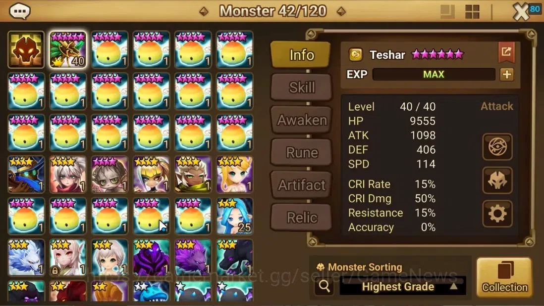 Summoners War: Sky Arena Accounts ASIA|Lv 26|Ready Gacha|99 12 YSC + 160 11 YSC + 3  image 7