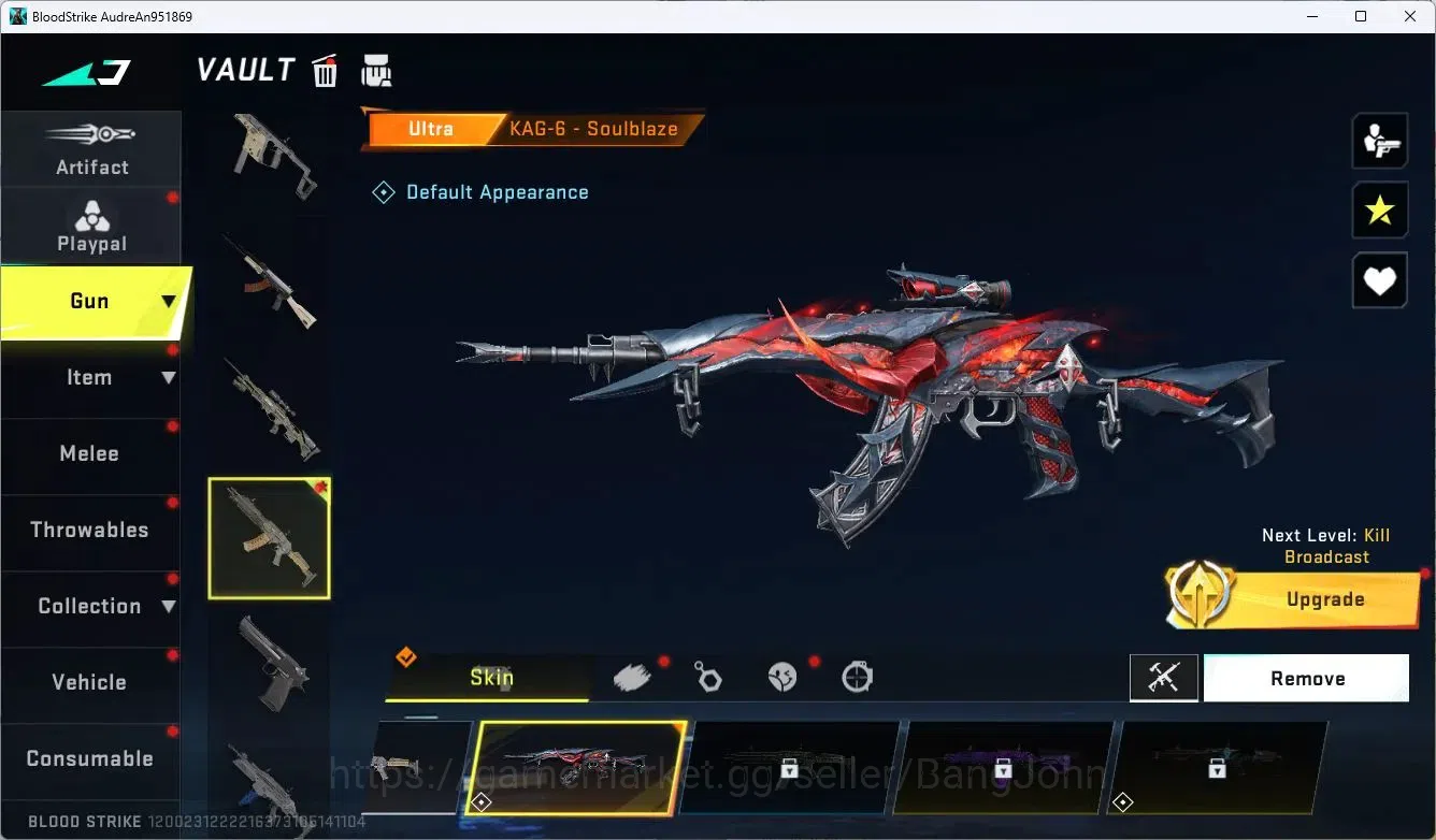 Blood Strike Accounts ASIA | Legendary M4A1-Venom | Ultra KAG-6-Saoulbla image 12