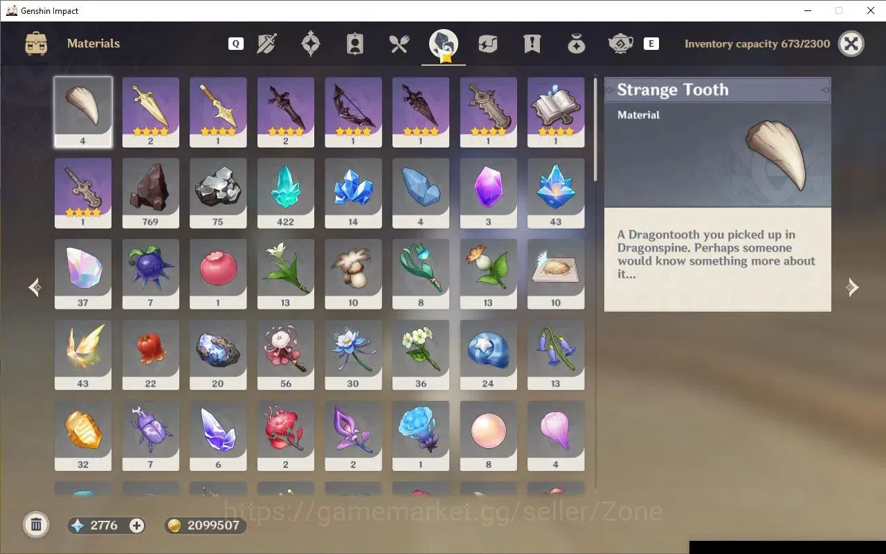 Genshin Impact Accounts Others ASIA|AR 55|4 Limit+2(*5 Weapon)|MavuikaC1+Sign,Furina,Citlali,Zibai|5 Standard Char|MC 10