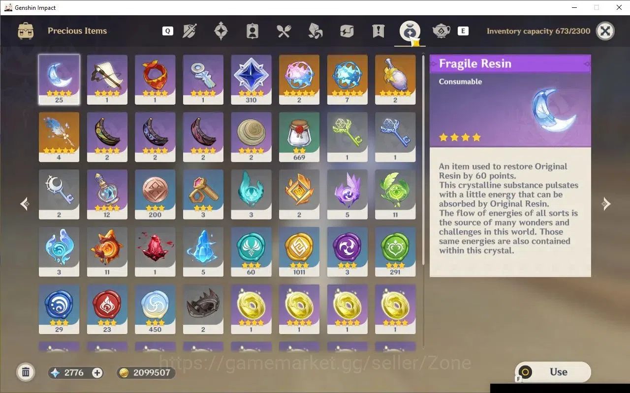 Genshin Impact Accounts Others ASIA|AR 55|4 Limit+2(*5 Weapon)|MavuikaC1+Sign,Furina,Citlali,Zibai|5 Standard Char|MC 12