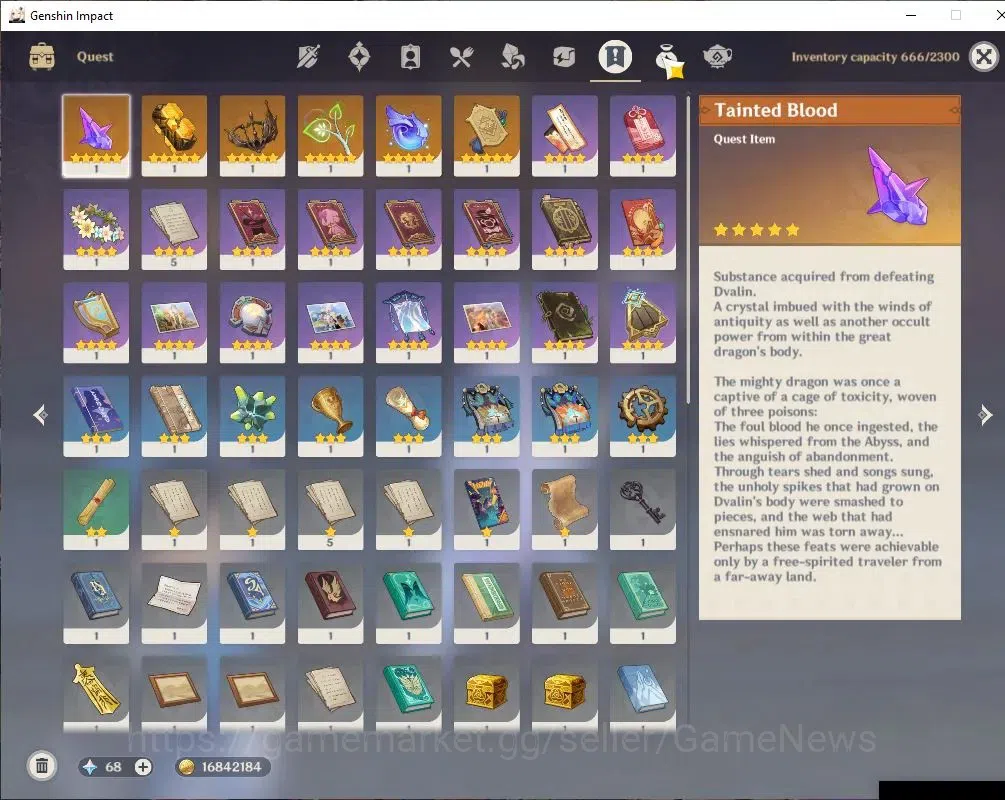 Genshin Impact Accounts Asia|AR 56|3 Limit +2(*5Wep)|Skirk C2+Sign,Ineffa, image 10