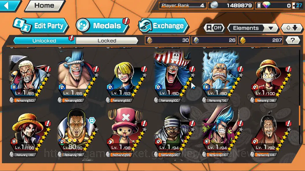 One Piece Bounty Rush Accounts Global|5 EX|5Elder Saturn,4Emperor Teach,BP Kuzan, image 7