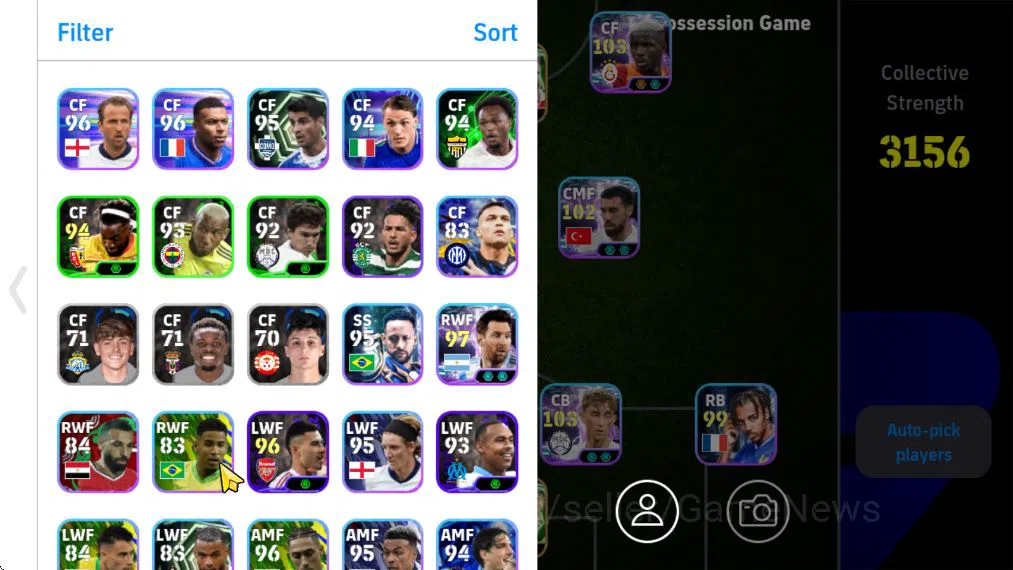 eFootball Accounts Mobile|Dimitar Berbatov,Raul,(Phenom Finishing),Ol image 2