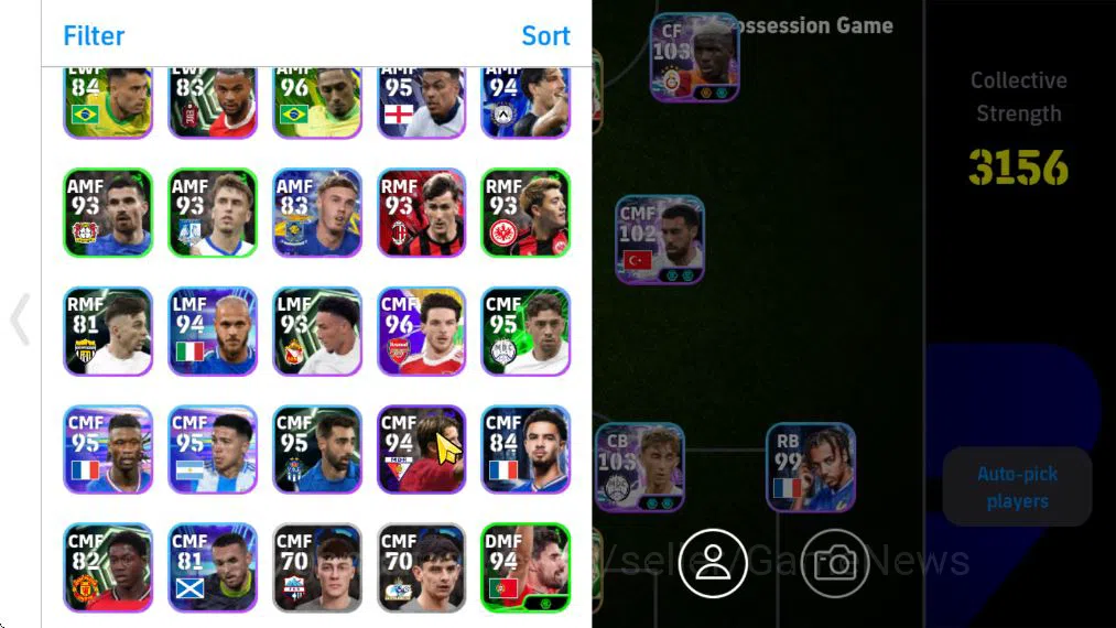 eFootball Accounts Mobile|Dimitar Berbatov,Raul,(Phenom Finishing),Ol image 3