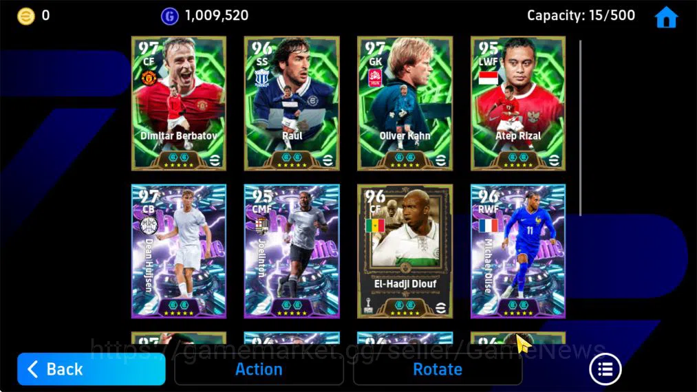 eFootball Accounts Mobile|Dimitar Berbatov,Raul,(Phenom Finishing),Ol image 5