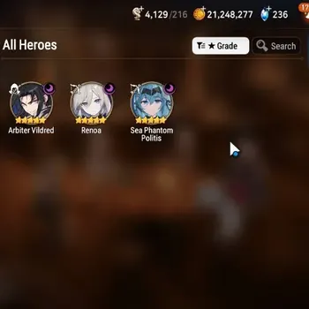 Epic Seven Accounts Starter Global Unverif|Starter|3ML(Arby,SP Politia,Renoa)|Theater Locked|PoH+Bless ON|MoR 19|Stigma