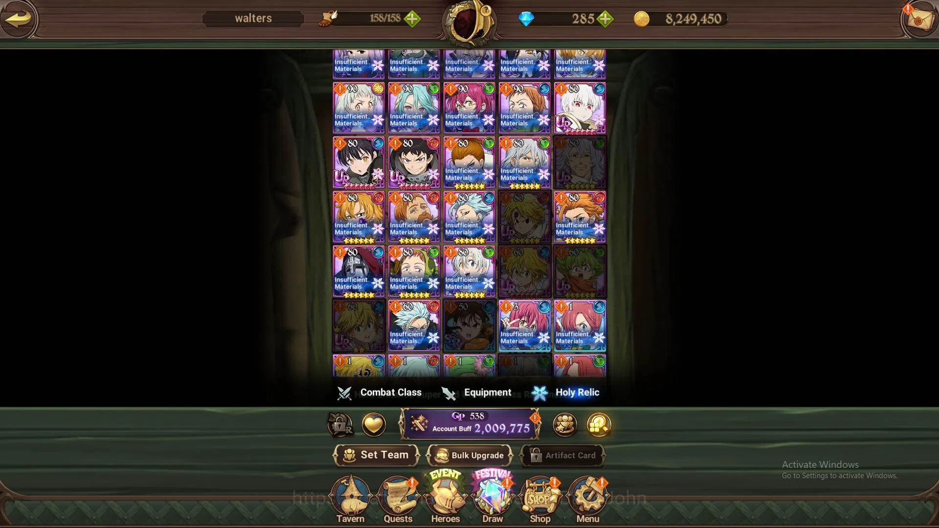 The Seven Deadly Sins: Grand Cross Accounts ASIA|2M CC|1LR Elizabeth|Collab SHo,Shinra,Tamaki| image 10