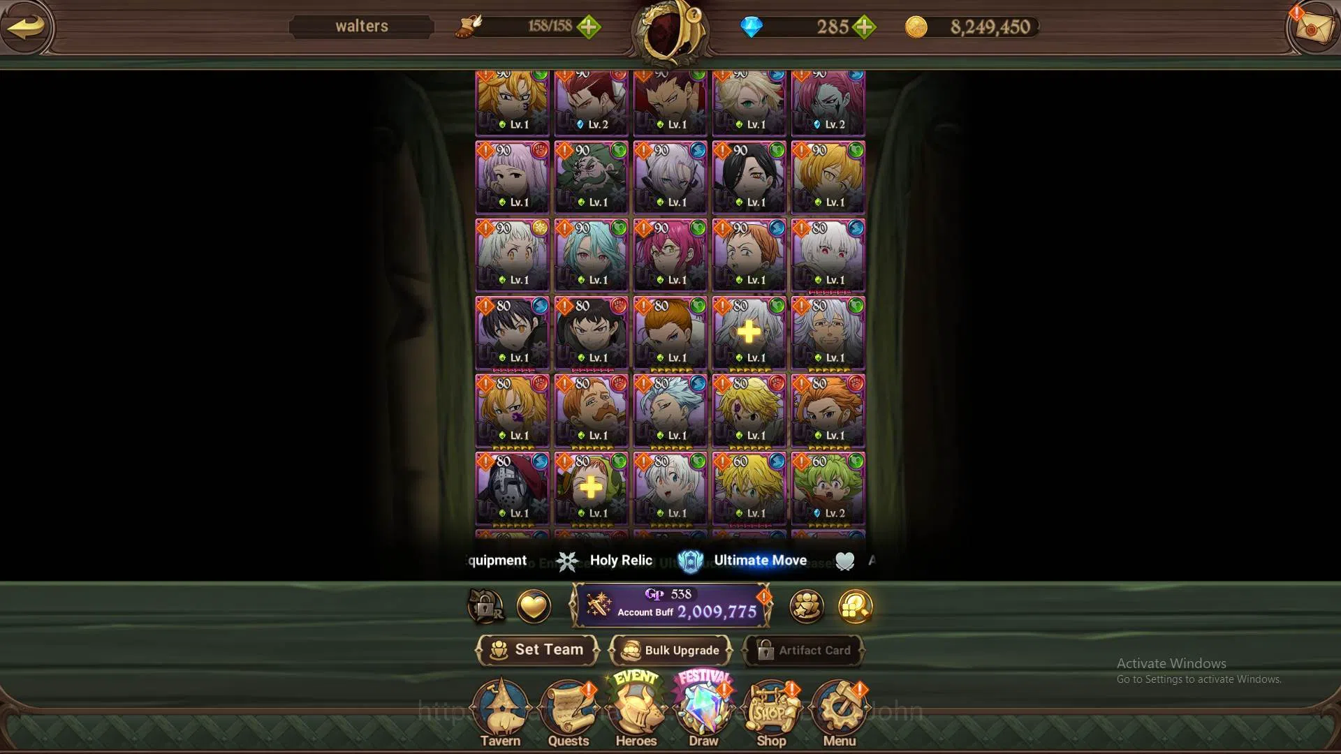 The Seven Deadly Sins: Grand Cross Accounts ASIA|2M CC|1LR Elizabeth|Collab SHo,Shinra,Tamaki| image 12
