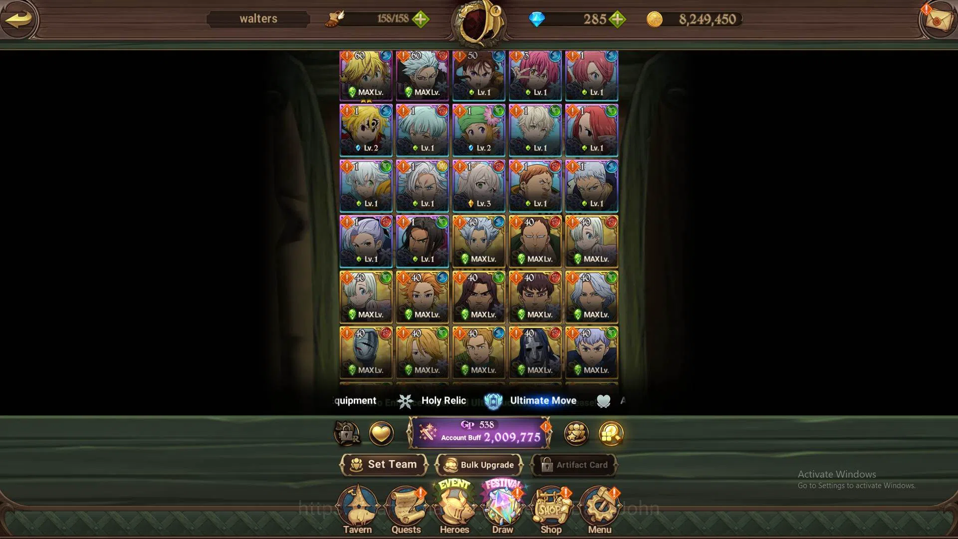 The Seven Deadly Sins: Grand Cross Accounts ASIA|2M CC|1LR Elizabeth|Collab SHo,Shinra,Tamaki| image 13
