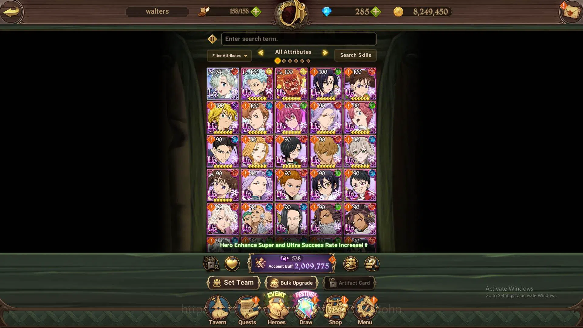 The Seven Deadly Sins: Grand Cross Accounts ASIA|2M CC|1LR Elizabeth|Collab SHo,Shinra,Tamaki| image 8